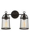 CHAPMAN & MYERS VISUAL COMFORT STUDIO STONINGTON TWO-LIGHT VANITY