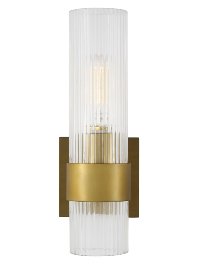 Chapman & Myers Geneva Wall Sconce In Burnished Brass