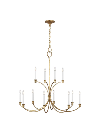 Chapman & Myers Westerly Chandelier In Antique Gild
