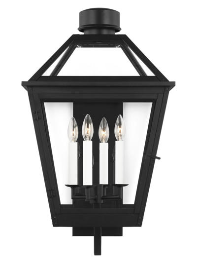 Chapman & Myers Hyannis Extra Large Lantern In Textured Black