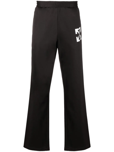 Off-white Arrows-motif Track Pants In Black