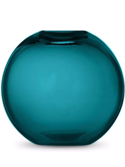 Dolce & Gabbana Kleine Vase Aus Muranoglas In Blue