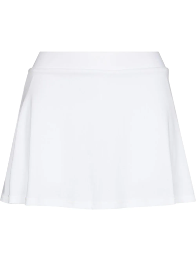 Varley Powell Stretch-jersey Tennis Skirt In White