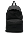 BALENCIAGA EXPLORER LOGO-PATCH BACKPACK