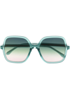Isabel Marant Eyewear Gradient Square-frame Sunglasses In Grün