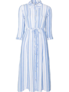 HONORINE STRIPED COTTON SHIRT DRESS