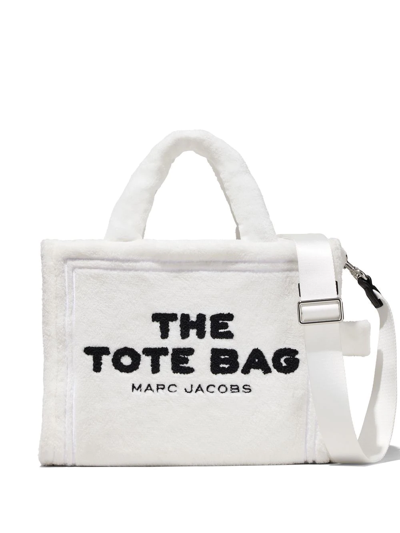 Marc Jacobs White Medium 'the Terry' Tote