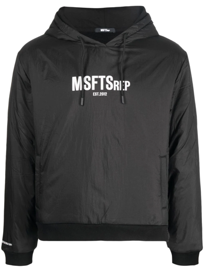 Msftsrep Logo-print Detail Hoodie In Black