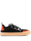 Marcelo Burlon County Of Milan Marcelo Burlon Man Sneakers Black Size 8 Leather, Textile Fibers In Black