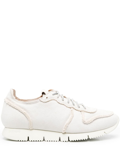 Buttero Raw-cut Edge Low-top Sneakers In White