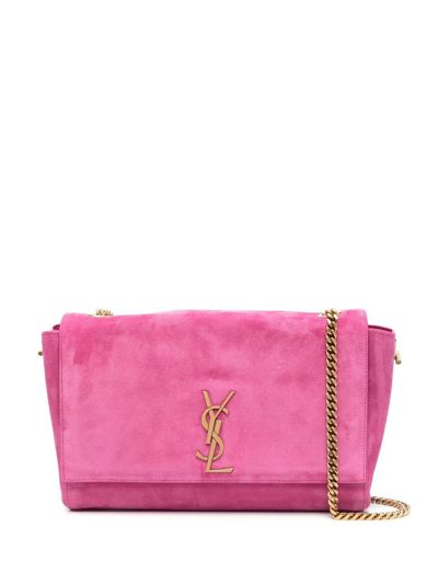 Saint Laurent Medium Kate Shoulder Bag In Pink