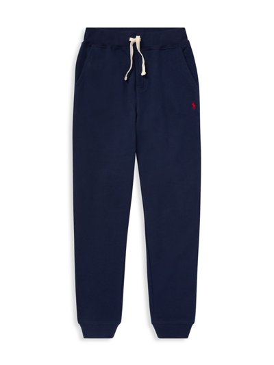 Polo Ralph Lauren Kids' Little Boy's & Boy's Seasonal Fleece Joggers In Cruise Navy