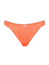 Good American Always Fits Cheeky Bikini Bottom In Orange Cream