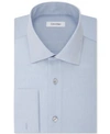 CALVIN KLEIN STEEL MEN'S CLASSIC-FIT NON-IRON PERFORMANCE FRENCH CUFF DRESS SHIRT