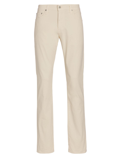 Ag Tellis Stretch Slim-fit Jeans In White Cream