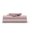 Pillow Gal Classic Cool And Crisp, 4 Piece Sheet Set, Queen In Pink