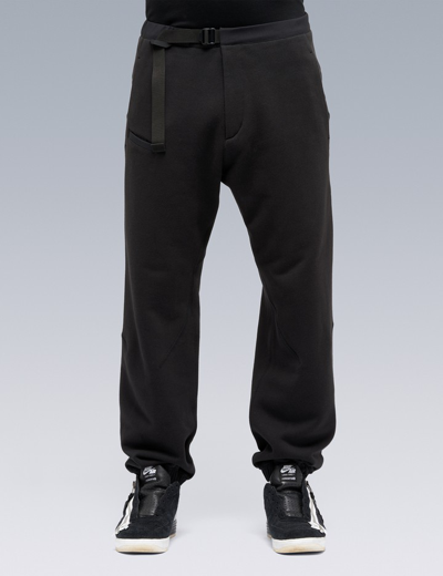 Acronym Cotton Fleece Sweatpants In Black