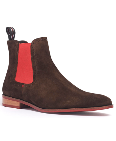 Carlos By Carlos Santana Men's Mantra Chelsea Boots In Chocolate Brown