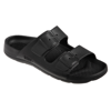 Totes Ts14 Womens Slip On Round Toe Slide Sandals In Black
