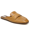 Franco Sarto Duval Womens Laceless Slip On Mules In Camel Leather