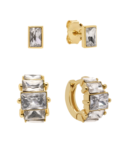 And Now This Women's Duo Earrings Set In Gold Plated