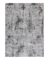 Km Home Alloy All342 4' X 6' Area Rug In Silver-tone