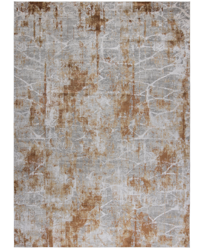 Km Home Alloy All342 7'10" X 11' Area Rug In Copper