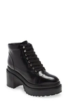 Cult Gaia Women's Bratz Lace Up Booties In Black