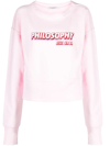 Philosophy Di Lorenzo Serafini Regular Fit Sweatshirt In Pink