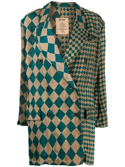 Uma Wang Multi-print Tailored Coat
