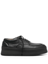 Marsèll Cassapana Leather Derby Shoes In Black