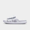 Nike Women's Asuna 2 Slide Sandals In White/white/wolf Grey