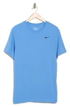 Nike Dri-fit Training T-shirt In 412 University Blue/ Black
