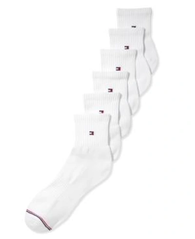 TOMMY HILFIGER MEN'S SOCKS, PITCH SPORT 6 PAIR PACK