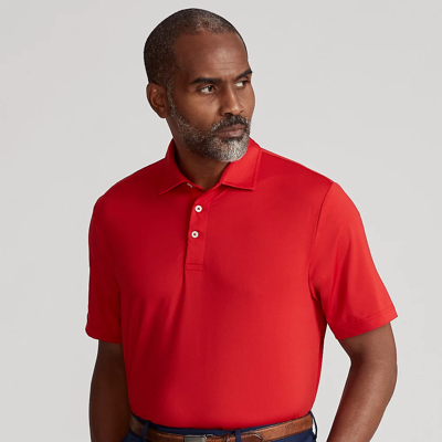 Rlx Golf Classic Fit Performance Polo Shirt In Rl 2000 Red