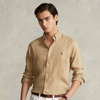 Polo Ralph Lauren Classic Fit Linen Shirt In Coastal Beige