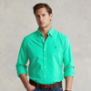 Polo Ralph Lauren Slim Fit Garment-dyed Oxford Shirt In Cabo Green