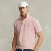 Ralph Lauren Custom Slim Fit Mesh Polo Shirt In Adirondack Rose