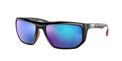 Ray Ban Ray In Light Green Mirror Blue