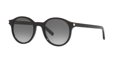 Saint Laurent Unisex Sunglasses, Sl 521 In Black