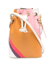 Fendi Small Mon Tresor Bucket Bag In White
