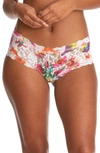 Hanky Panky Print Signature Lace Boyshorts In Floral Reflections