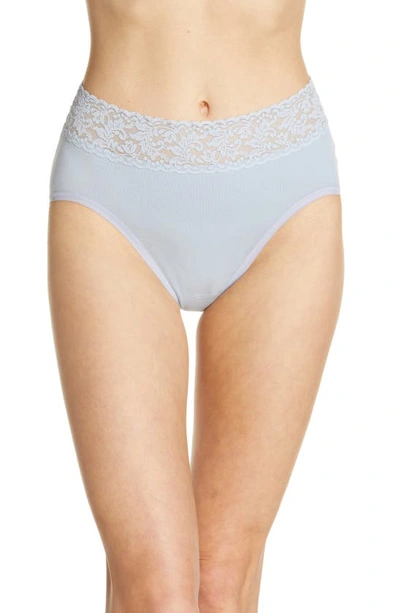 Hanky Panky Cotton French Briefs In Dove Grey