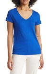 Nordstrom Everyday V-neck T-shirt In Blue Surf