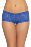 Hanky Panky Signature Lace Boyshorts In Atlantis Blue
