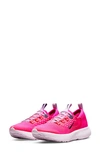Nike Escape Run Flyknit Running Shoe In Pink Prime/siren Red/pink Glow/blackened Blue