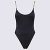 VERSACE BLACK AND GOLD SWIMSUIT