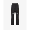 AAPE CONTRAST BRAND-APPLIQUÉ RELAXED-FIT STRAIGHT-LEG SHELL TROUSERS