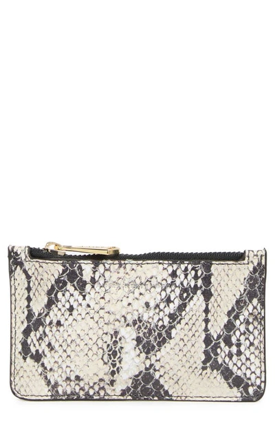 Aimee Kestenberg Melbourne Leather Wallet In Vanilla Snake