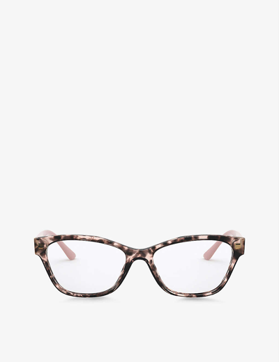PRADA WOMENS PINK PR 03WV ACETATE CAT-EYE GLASSES,53511592
